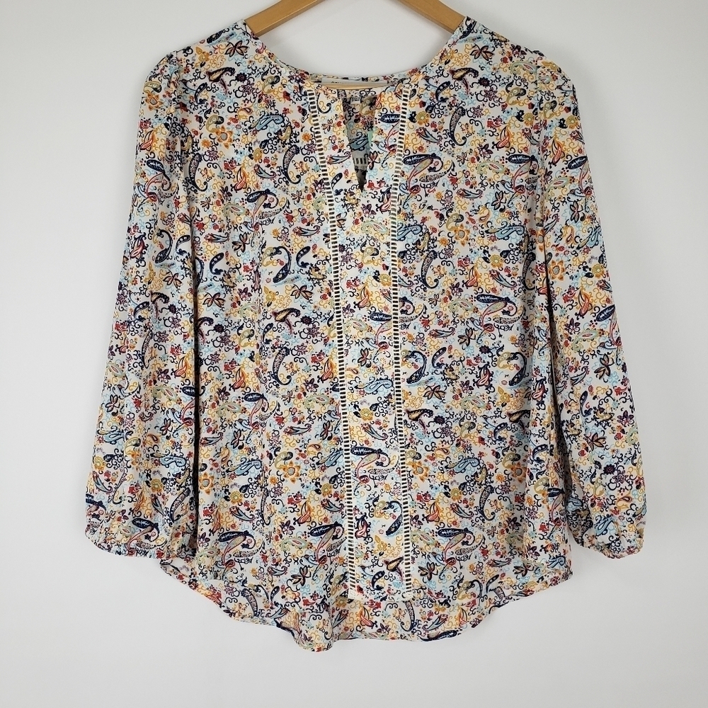 Collective Concepts Lattice Detail Blouse